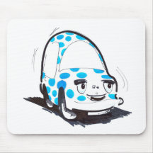 Spotty Dotty Car Mouse Pad