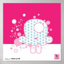 Spotty Happy Cloud Posters