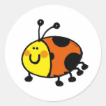 Spotty ladybug stickers