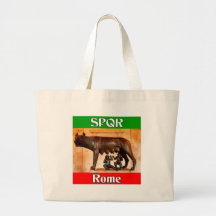 SPQR Rome Canvas Bag