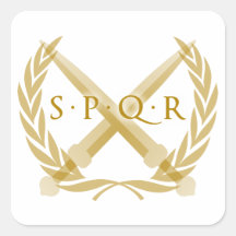 SPQR Symbol Stickers