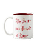 SPQR, The Senate and People of Rome Mug
