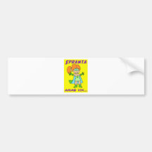 spranta esperanto amas vin bumper sticker