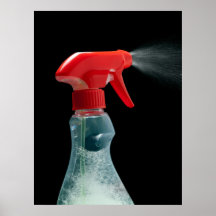 Spray bottle poster