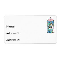 Spray Can labels