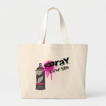 SPRAY FOR US Graffiti is not a crime Canvas Bag