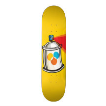 Spray Paint Skateboard