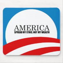 SPREAD MY ETHIC NOT MY WEALTH MOUSE PAD