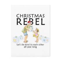 Spread the Christmas Rebel spirit! postcards