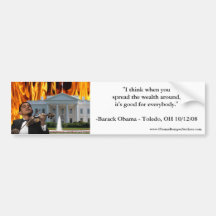 Spread The Wealth Around Anti-Obama Bumper Sticker
