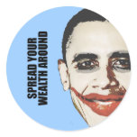SPREAD YOUR WEALTH AROUND stickers