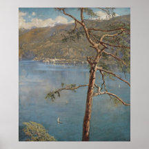 Spring at Cadenabbia, Italy Poster