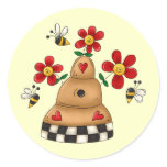 Spring Beehive Stickers