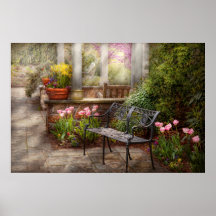 Spring - Bench - A place to retire Poster