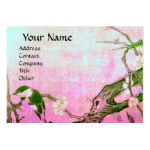 SPRING BIRD ,pink violet ,blue,brown Business Cards