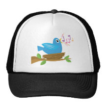 Spring Bird Song Mesh Hats