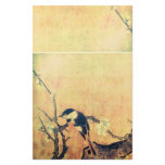 SPRING BIRD,yellow brown Stationery