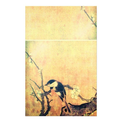 SPRING BIRD,yellow brown Stationery