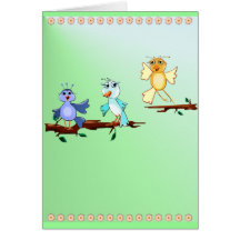 Spring Birds Card