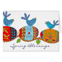 Spring Blessings Ukrainian Folk Art Cards