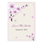 Spring Blossom Save The Date Wedding MiniCard Business Card Templates
