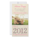 Spring Blossoms Class of 2012 Graduation PhotoCard Picture Card