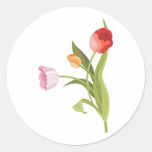 Spring Bouquet Round Sticker