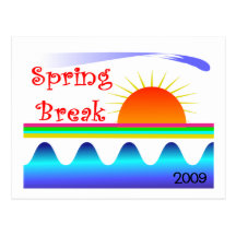 spring break 2009 post cards