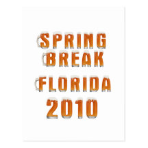 Spring Break Florida 2010 Postcards