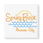 Spring Break Panama City Refrigerator Magnet