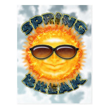 Spring Break Postcard