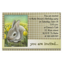 Spring bunny stationery