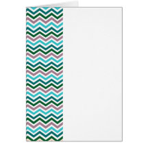 Spring Chevrons Greeting Cards
