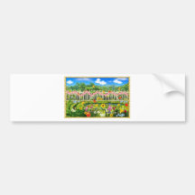 spring cottage garden bumper stickers
