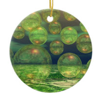 Spring Creation – Green & Gold Renewal Christmas Ornaments