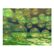 Spring Creation – Green & Gold Renewal Postcard
