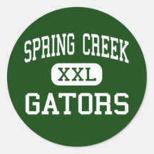 Spring Creek - Gators - Middle - Seven Springs Stickers