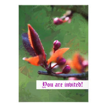 Spring Custom Invitation