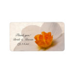 Spring Daffodil Wedding Thank You Label