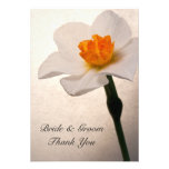 Spring Daffodil Wedding Thank You Notes - Flat Invites