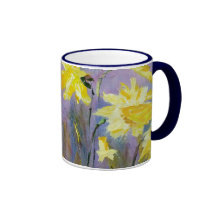 "Spring Daffodils" Floral Mug Garden