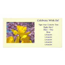 Spring Daffodils INVITATIONS Cards Blossoms Picture Card