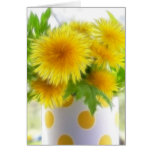 Spring Dandelion Bouquet Greeting Card