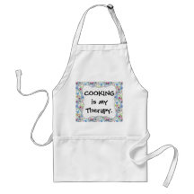 Spring Easter Egg Butterfly Flowers Vines Design Apron