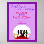 Spring Fashion Show Poster