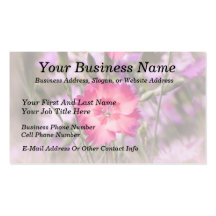 Spring Floral Business Card