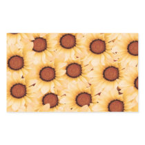 Spring Floral Collection -  Best Wishes to All Rectangle Sticker