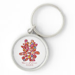 Spring Flower Chinese Wedding Thank You / Gift / Key Chains
