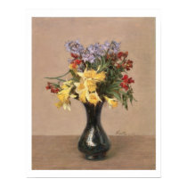 Spring Flowers, 1869 (oil on canvas) posters