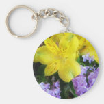 Spring Flowers 1 Keychain
